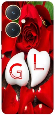 JUGGA Back Cover for vivo Y27, V2249, G LOVES L NAME,G NAME, L LETTER, ALPHABET,G LOVE L NAME(Red, Hard Case, Pack of: 1)