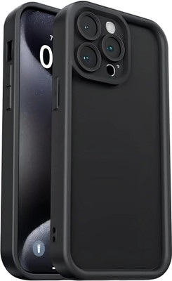 SCALEBEE Back Cover for Apple iPhone 13 PRO Soft Silicone Anti Shock Scratch Proof Camera Protection Phone Case(Black, Flexible, Silicon, Pack of: 1)