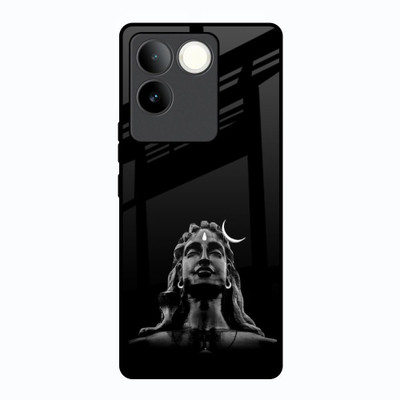 QRIOH Glass Back Cover for Vivo T2 Pro 5G(Multicolor, Grip Case, Pack of: 1)