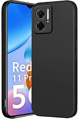 Nice Assoseries HUB Back Cover for Mi Redmi Note 11e 5G, Mi Redmi 10 Prime Plus 5G, Mi Redmi 11 Prime 5G(Black, Shock Proof, Silicon)