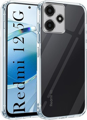 YAFILO Protective Case for Redmi 12 5G Soft TPU Crystal Clear Bumper Protective Back Cover(Transparent, Silicon, Pack of: 1)