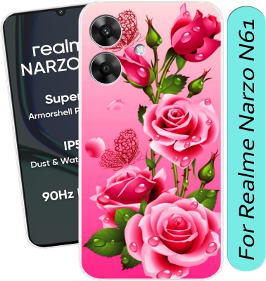 Coolcase Back Cover for Realme Narzo N61(Transparent, Flexible, Silicon, Pack of: 1)