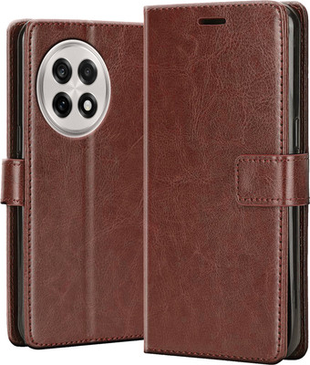 Scyther Flip Cover for Oneplus 13R 5G(Brown, Pack of: 1)