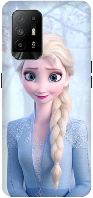 play fast Back Cover for OPPO F19 Pro PLUS 5G, BARBIE, DOLL, LIZARD, CUTE, LOVELY, GIRL(Blue, Hard Case, Pack of: 1)