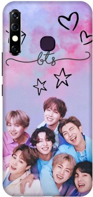 VS PRINT LINK Back Cover for Infinix Hot 8 , X650C ,BTS, bts, BTS army, BTS Love, bts singers Printed(Purple, Hard Case, Pack of: 1)