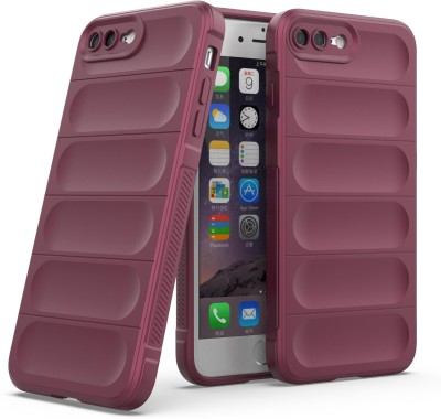 OneLike Bumper Case for Apple iPhone 8 Plus(Maroon, Shock Proof, Silicon, Pack of: 1)