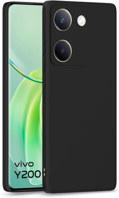 Pikkme Back Cover for Vivo Y200 Pro 5G(Black, Pack of: 1)