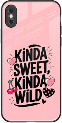 QRIOH Back Cover for Apple iPhone XS Max(Pink, Grip Case, Pack of: 1)