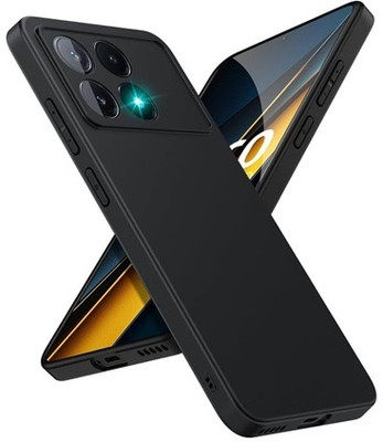 ChutPutMart Back Cover for Ultra Slim Protective Poco X6(Black, Flexible, Pack of: 1)
