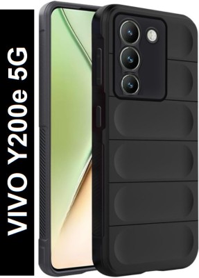 Flipkart SmartBuy Back Cover for Vivo Y200e 5G(Black, Matte Finish, Silicon, Pack of: 1)
