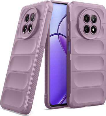 GLOBAL NOMAD Back Cover for Realme C65 5G(Purple, 3D Case, Silicon, Pack of: 1)