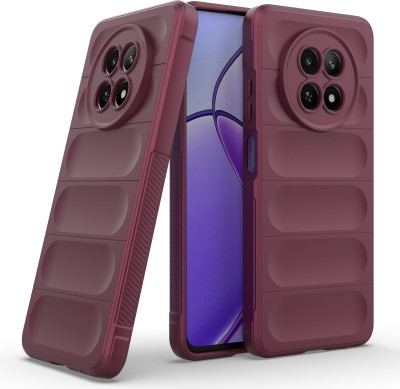 GLOBAL NOMAD Back Cover for Realme 12X 5G(Maroon, 3D Case, Silicon, Pack of: 1)