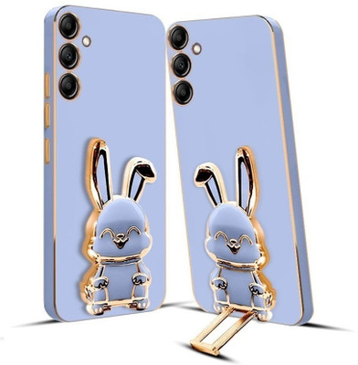 SYOTT Back Cover for SAMSUNG Galaxy M35 5G, SAMSUNG M35(Blue, Gold, Cases with Holder, Silicon, Pack of: 1)