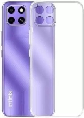 zevoko Back Cover for InfinixSmart6Hd(Transparent, Dual Protection, Silicon, Pack of: 1)