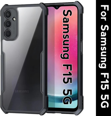 Mezokart.com Back Cover for Samsung Galaxy F15 5G(Transparent, Camera Bump Protector, Pack of: 1)