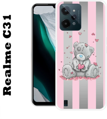 satyman Back Cover for Realme C31(Multicolor, Dual Protection, Silicon, Pack of: 1)