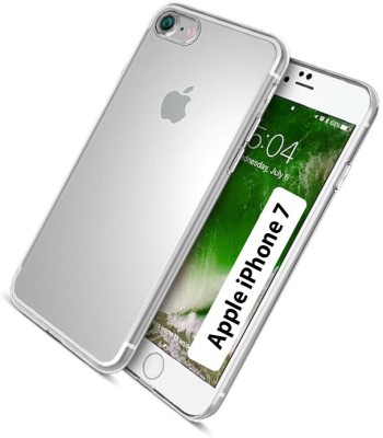 iCopertina Back Cover for Apple iPhone 7(Transparent, Flexible, Silicon, Pack of: 1)