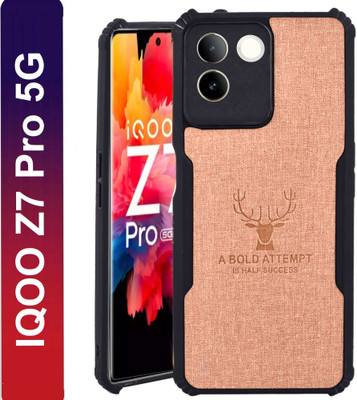 Balacase Back Cover for IQOO Z7 Pro 5G(Brown, Shock Proof, Pack of: 1)