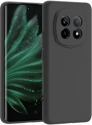 Zelfo Back Cover for Realme P2 Pro 5G(Black, Silicon, Pack of: 1)