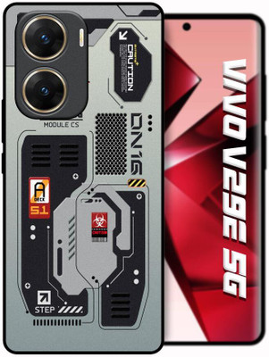 Qrioh Hybrid Back Cover for Vivo V29e 5G(Multicolor, Grip Case, Pack of: 1)