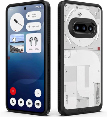 Kapaver Back Cover for Nothing Phone 3a(Black, Shock Proof, Pack of: 1)