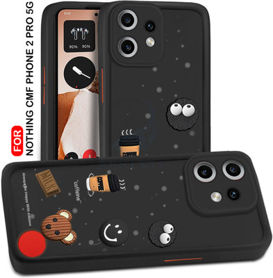 AESTMO Back Cover for CMF by Nothing Phone 2 Pro 5G(Black, 3D Case, Silicon, Pack of: 1)