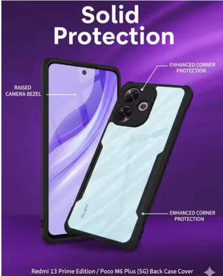 Siddhi Vinayak Mart Back Cover for Plain(Transparent, Black, Pack of: 1)