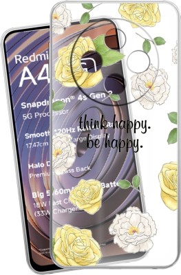 Selfless Back Cover for Redmi A4 5G(Transparent, Dual Protection, Silicon, Pack of: 1)