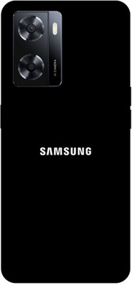 play fast Back Cover for OPPO A77, CPH2385, SAMSUNG, SIGN, LOGO, BLACK(Black, Hard Case, Pack of: 1)