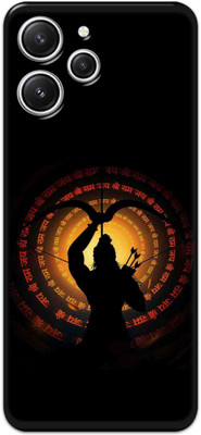 NDCOM Back Cover for REDMI 12 4G / REDMI 12 5G /POCO M6 PRO 5G Jai shree Ram Shadow Printed Hard Case(Multicolor, Hard Case, Pack of: 1)