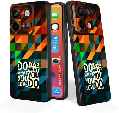 7printzone Back Cover for Redmi Note 13 Pro 5G, Poco X6(Black, Flexible, Silicon)