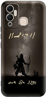 CLASSYPRINT Back Cover for Infinix Hot 12 Play(Black)