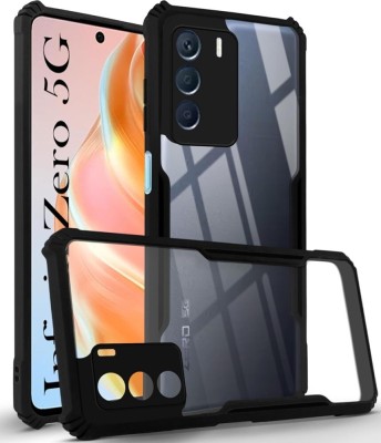 Phone Case Cover Back Cover for infinix Zero 5G 2023 transparent/black(Black, Transparent, Shock Proof, Pack of: 1)