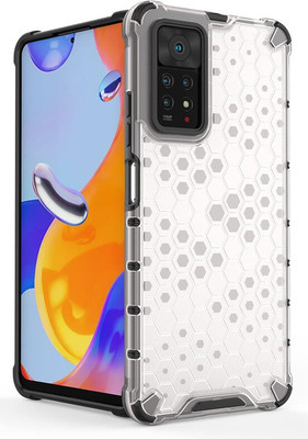 Glaslux Back Cover for Mi Redmi Note 11 Pro 4G / 5G(Transparent, Dual Protection, Pack of: 1)