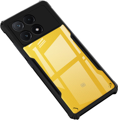 GLOBAL NOMAD Back Cover for Poco X6 Pro 5G(Black, Shock Proof, Pack of: 1)