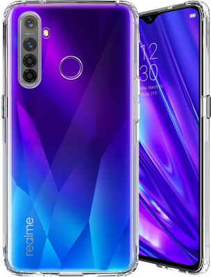 ADI Creations Back Cover for Realme 5i,Realme 5,Realme 5s(Transparent, Camera Bump Protector, Silicon, Pack of: 1)