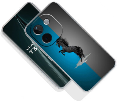 Mitvaa Back Cover for Vivo T3 Pro 5G(Multicolor, Dual Protection, Silicon, Pack of: 1)