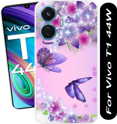 SmartGoldista Back Cover for Vivo T1 44W(Multicolor, Flexible, Silicon, Pack of: 1)