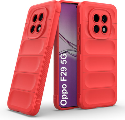 GLOBAL NOMAD Back Cover for Oppo F29 5G(Red, 3D Case, Silicon, Pack of: 1)