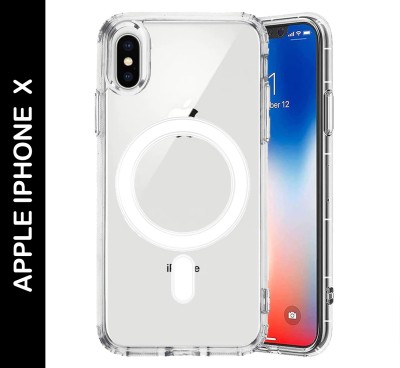 Artistque Back Cover for Apple iPhone X(Transparent, Magsafe, Pack of: 1)