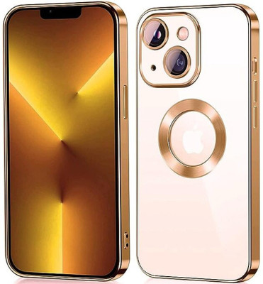 APH PRIME Back Cover for Apple iPhone 13(Gold, Dual Protection, Silicon, Pack of: 1)
