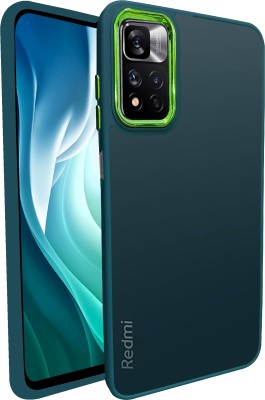 Artistque Back Cover for Xiaomi 11i, Mi 11i, Xiaomi 11i Hypercharge 5G(Green, Matte Finish, Pack of: 1)