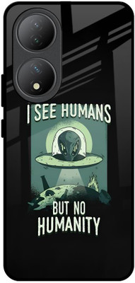 Hocopoco Back Cover for Vivo Y100 5G(Black, Grip Case, Pack of: 1)