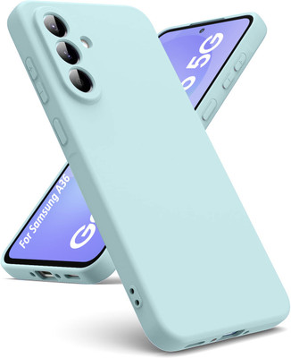 VONZEE Back Cover for Samsung A36 5G, Silky-Soft Full-Body Protective Phone Case, Shockproof Cover(Green, Shock Proof, Silicon, Pack of: 1)