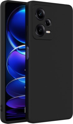 KartV Back Cover for Redmi Note 12 Pro 5G, Redmi Note 12 Pro+ 5G, Redmi Note 12 Pro Plus 5G(Black, Camera Bump Protector, Pack of: 1)