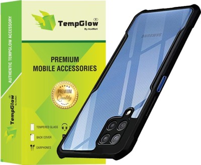 TempGlow Back Cover for Samsung Galaxy M53 5G(Black, Transparent, Grip Case, Pack of: 1)