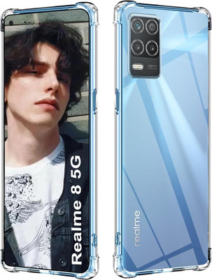 CLOVYR Back Cover for Realme 8 5G / Narzo 30 5G Bumper Silicon Transparent Case(Transparent, Shock Proof, Silicon, Pack of: 1)