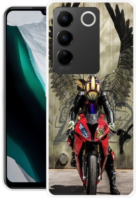 Upshot Back Cover for Vivo V27 5G(Multicolor, Flexible, Silicon, Pack of: 1)