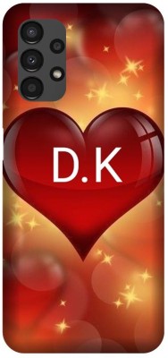 3D U PRINT Back Cover for Samsung Galaxy A13,SM-A13SFLBGINS, DK,D LOVE K,DK NAME,DK LETTER,DK ALPHABET(Yellow, Hard Case, Pack of: 1)