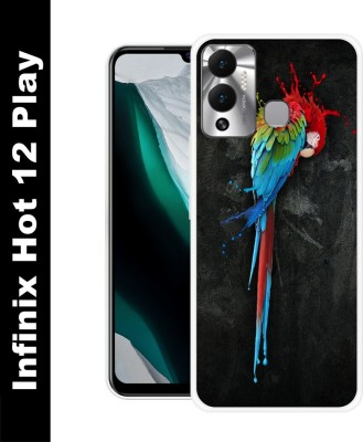 Artage Back Cover for Infinix HOT 12 Play(Multicolor, Silicon, Pack of: 1)